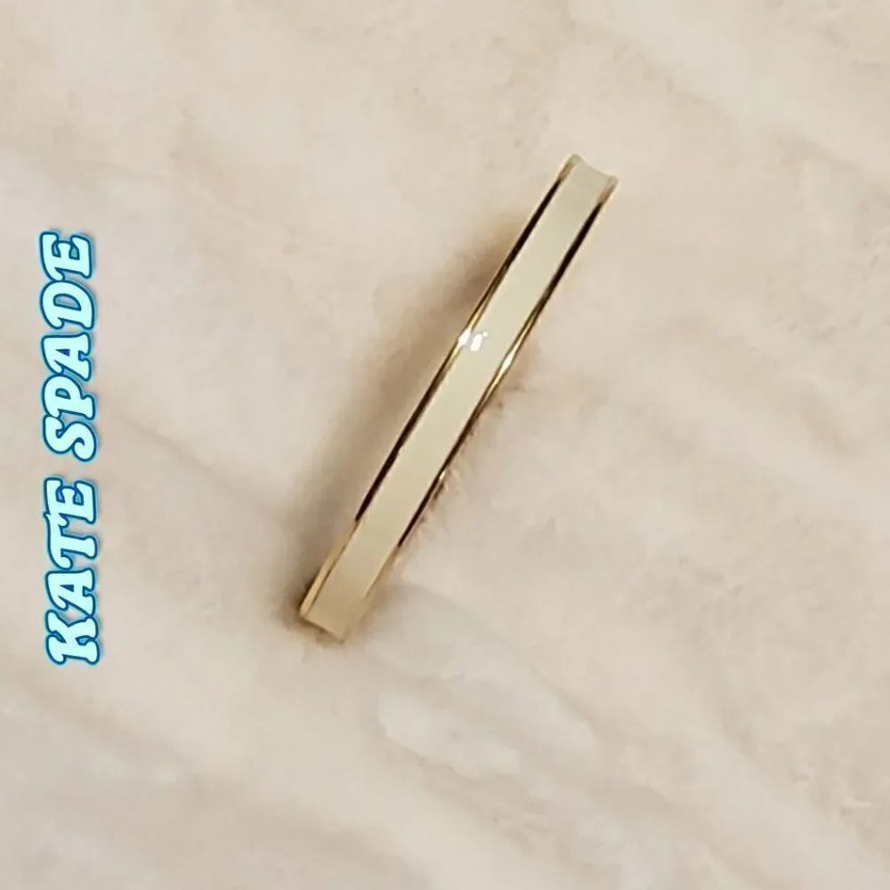 Kate Spade cream enamel bangle